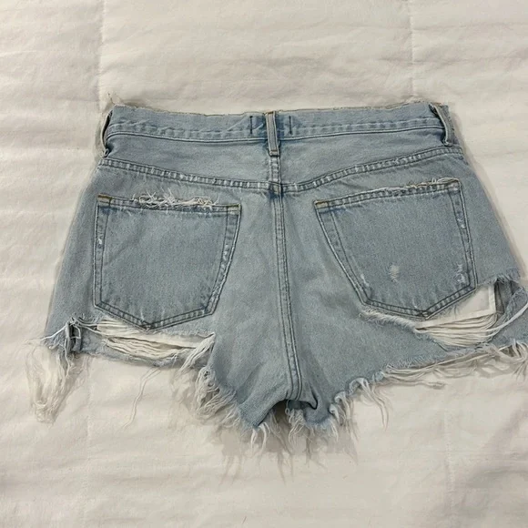 AGOLDE Jean distressed shorts size 27 - Picture 4 of 8